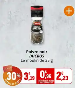 Coccinelle Supermarché Poivre noir ducros offre