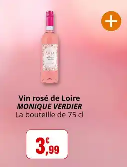 Coccinelle Supermarché Vin rosé de loire monique verdier offre
