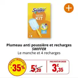Coccinelle Supermarché Plumeau anti poussière et recharges swiffer offre