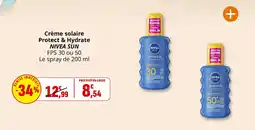 Coccinelle Supermarché Crème solaire protect & hydrate nivea sun offre