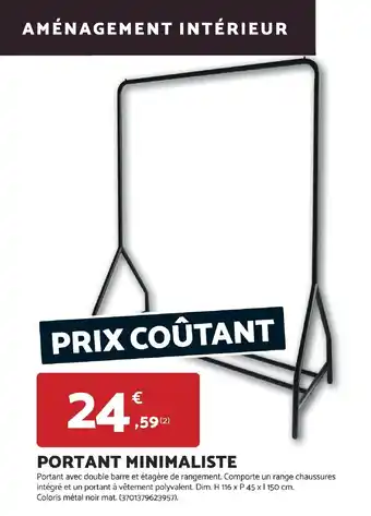 Bricomarché Portant minimaliste offre