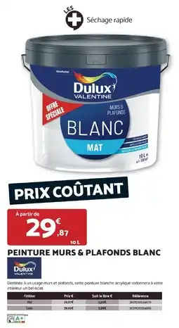 Bricomarché DUUX Peinture murs & plafonds blanc offre
