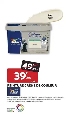 Bricomarché SULUX Peinture crème de couleur offre