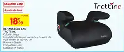 Intermarché Hyper Rehausseur bas trottine offre
