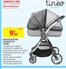 Intermarché Hyper TINEO Moustiquaire poussette offre