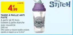 Intermarché Hyper Tasse à paille anti fuite offre