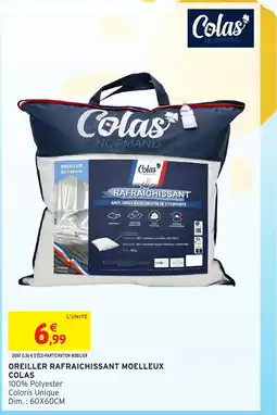 Intermarché Hyper COLAS Oreiller rafraichissant moelleux offre