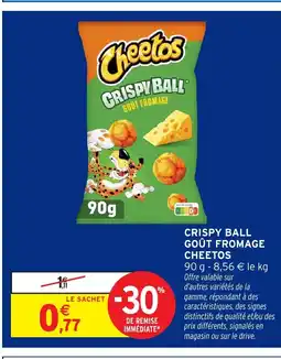 Intermarché Hyper CHEETOS Crispy ball goût fromage offre
