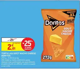 Intermarché Hyper DORITOS Tortillas goût nacho cheese offre