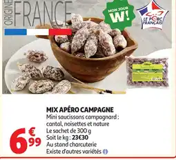 Auchan Mix apéro campagne offre