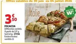 Auchan Focaccia offre