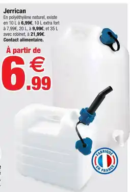 Bazarland Jerrican 10 l offre