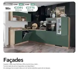 Meubles Crack Win façades offre