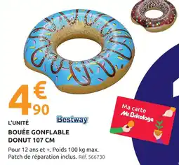 Mr Bricolage Bestway bouée gonflable donut 107 cm offre
