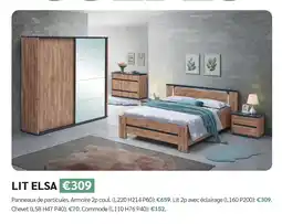 Meubles Crack Lit elsa offre