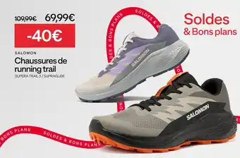Chaussures de running trail