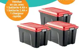 Mr Bricolage Sundis lot de 3 malles de rangement 60 l offre