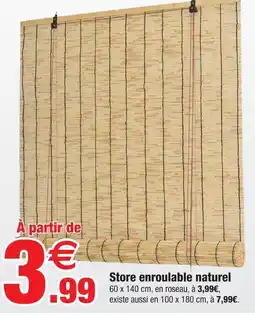 Bazarland Store enroulable naturel 60 x 140 cm offre