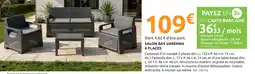 Mr Bricolage Salon bas varenna 4 places offre