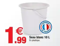 Bazarland Seau blanc 10 l offre