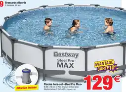 Bazarland Bestway piscine hors-sol steel pro max offre