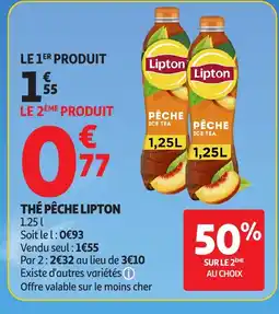 Auchan LIPTON The pêche offre