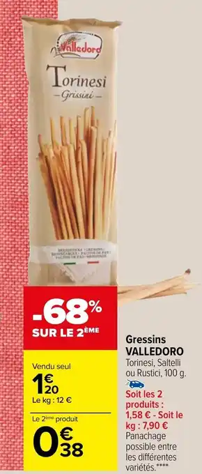 Carrefour Gressins VALLEDORO offre