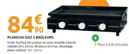 Mr Bricolage Plancha gaz 3 brûleurs offre