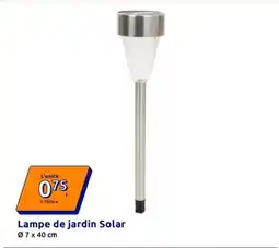 Action Solar - lampe de jardin offre