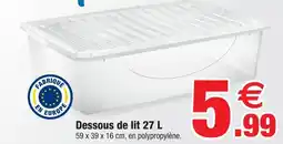 Bazarland Dessous de lit 27 l offre