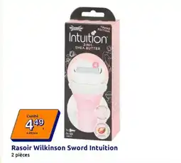Action Wilkinson - rasoir sword intuition offre