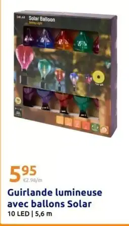 Action Solar - guirlande lumineuse avec ballons offre