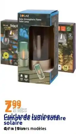 Action Solar - guirlande solaire offre