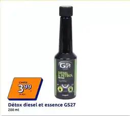 Action Essence - détox diesel et gs27 offre