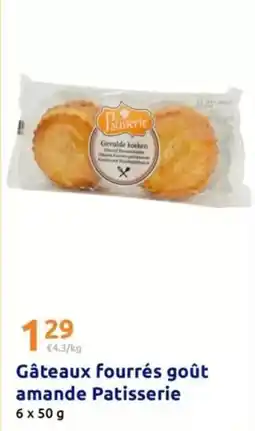Action Gâteaux fourrés goût amande patisserie offre