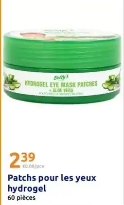 Action Betty's - patchs pour les yeux hydrogel offre