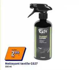 Action Nettoyant textile gs27 offre