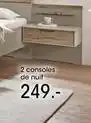 Möbel Martin 2 consoles de nuit offre