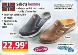 Norma Facile - sabots homme offre