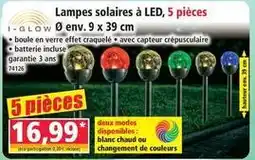 Norma Lampes solaires à led, 5 pièces offre