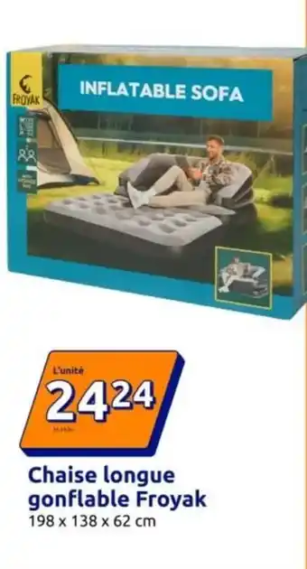 Froyak - chaise longue gonflable