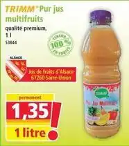 Norma Trimm - pur jus multifruits qualité premium offre