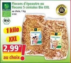 Norma Flocons d'epeautre ou flocons 5 céréales bio xxl offre