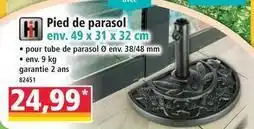 Norma Pied de parasol offre