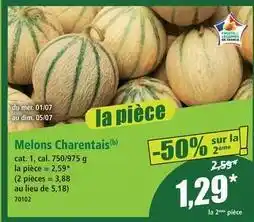 Norma Dim - melons charentais offre