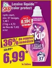 Norma Skip - lessive liquide color protect offre