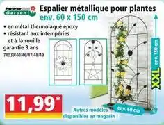 Norma Espalier métallique pour plantes offre