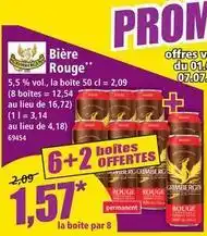 Norma Bière rouge offre