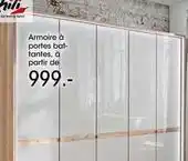 Möbel Martin Armoire à portes bat-tantes, à partir de offre
