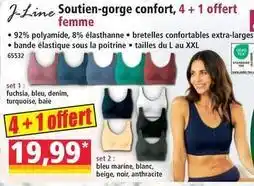 Norma Soutien-gorge confort, 4 + 1 offert femme offre
